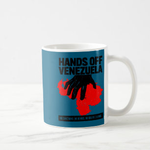 Hands Off Venezuela No Sanctions Design Coffee Mug