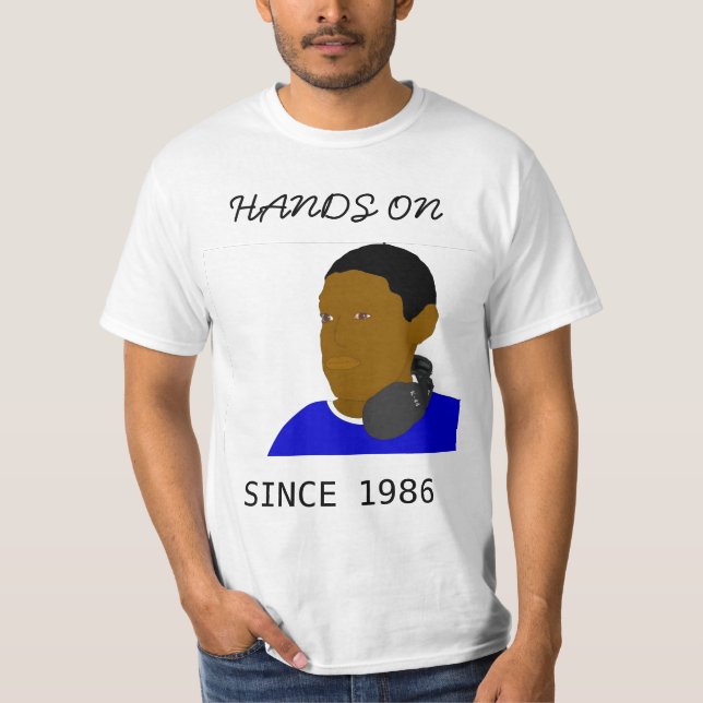 Hands On 1986 (Plain) T-Shirt (Front)