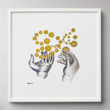 Hands outstretched for the future