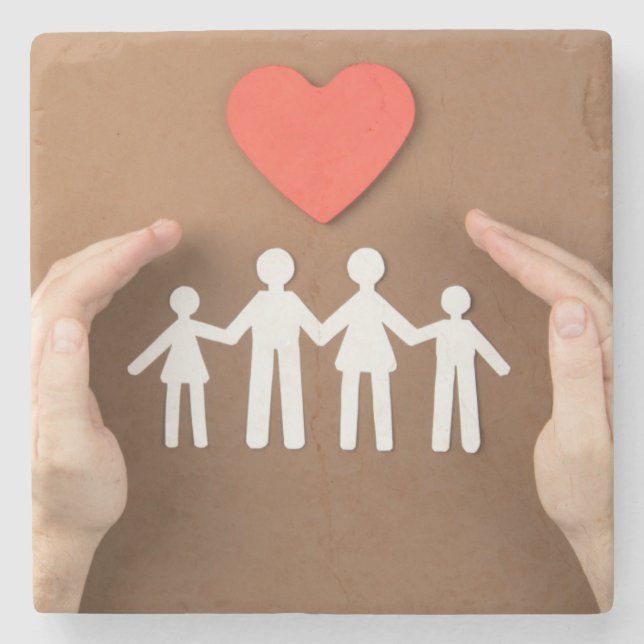 Hands & Paper People Coasters ✋ (Front)