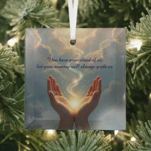 Hands Set the Soul Free, peace, sympathy  Glass Ornament