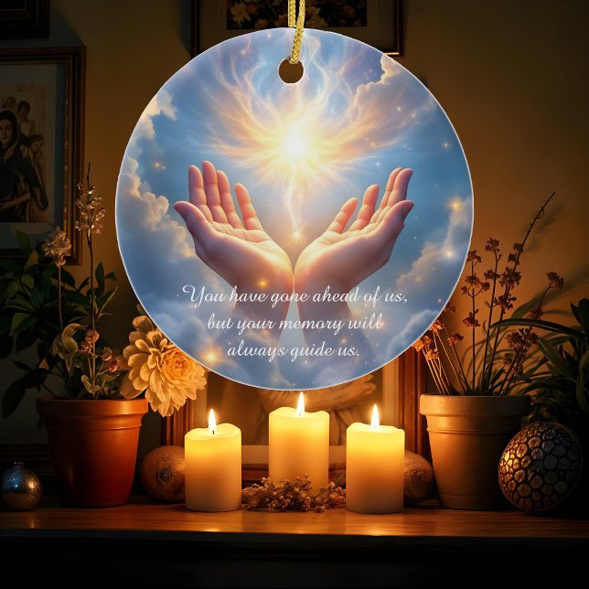 Hands Set the Soul Free, sympathy  Ceramic Ornament (Creator Uploaded)