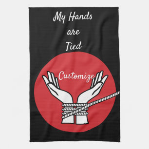 Hands Tied Thunder_Cove Kitchen Towel