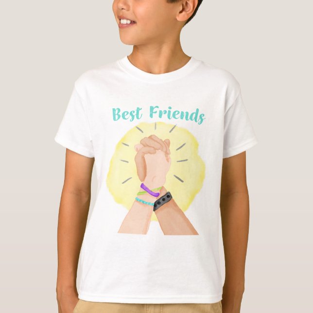Hands Together Best Friend T-Shirt (Front)