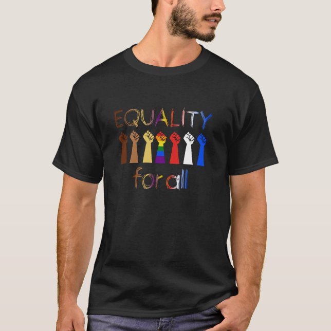 Hands up for Racial Equality T-Shirt (Front)