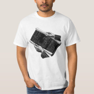 Hands w Architectural Blueprints, Vintage Business T-Shirt