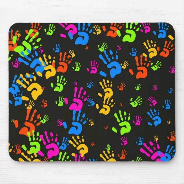 Hands Wallpaper Mouse Pad (Front)