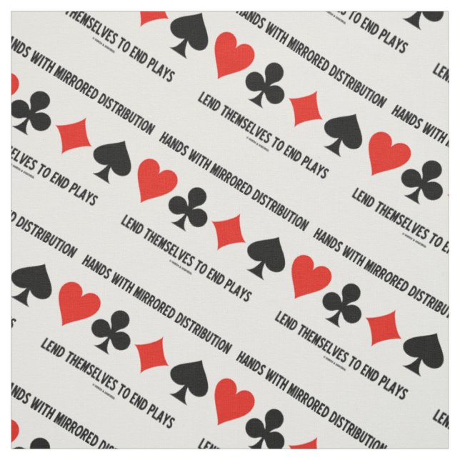Hands With Mirrored Distribution Lend To End Plays Fabric (Swatch)
