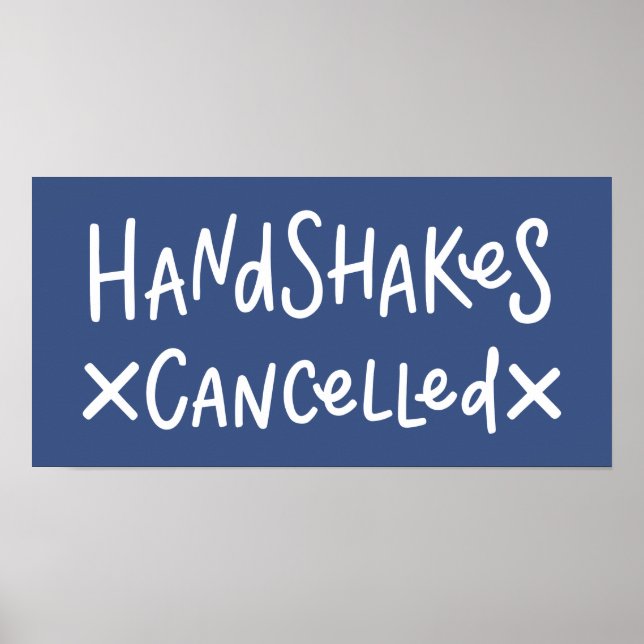 Handshakes Cancelled Poster (Front)
