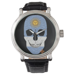 HANDSKULL Argentina watch mens leather B2