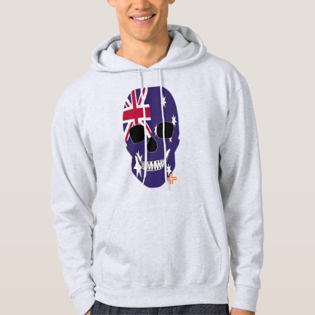 HANDSKULL Australia Hooded Sweatshirt  B2 (Front)