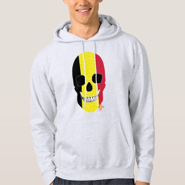 HANDSKULL Belgium Hooded Sweatshirt   B2 (Front)