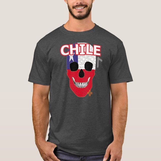 HANDSKULL Chile t-shirt basic B2 (Front)