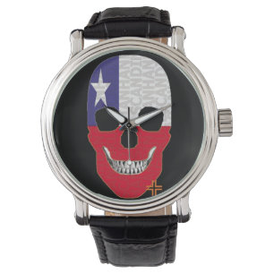 HANDSKULL Chile watch mens leather  B2