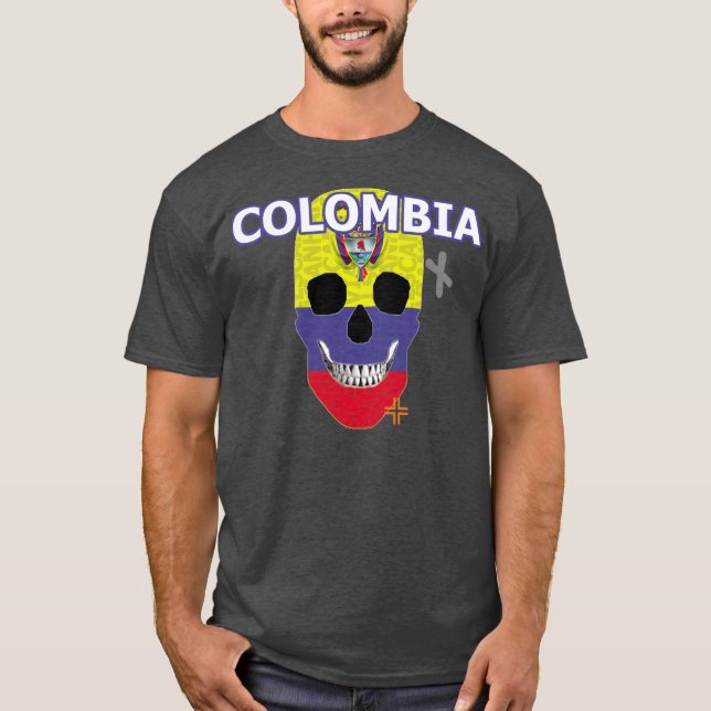 HANDSKULL Colombia t-shirt basic B2 (Front)