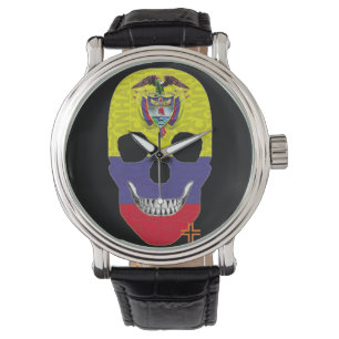 HANDSKULL Colombia watch mens leather B2