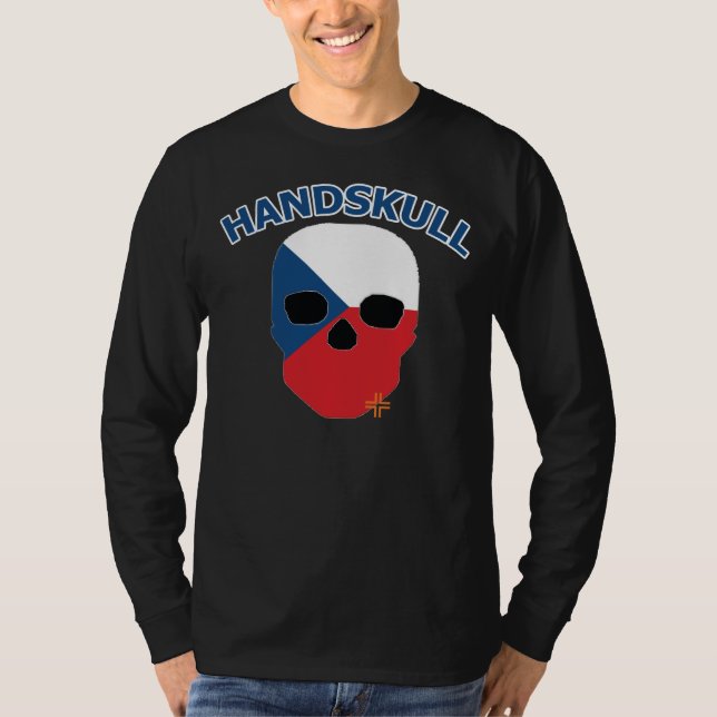 HANDSKULL Czechoslovakia - Basic Long Sleeve T-Shirt (Front)