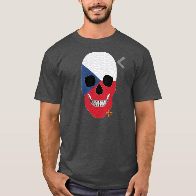 HANDSKULL Czechoslovakia t-shirt basic B2 (Front)