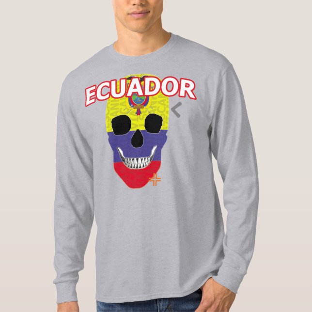 HANDSKULL Ecuador Long Sleeve T-Shirt B2 (Front)
