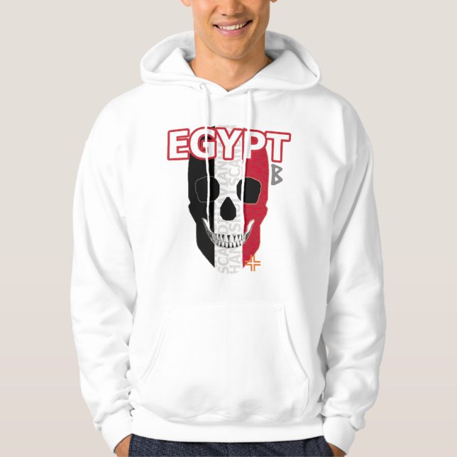 HANDSKULL Egypt Hooded Sweatshirt B2 (Front)