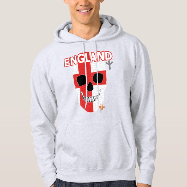 HANDSKULL England Hooded Sweatshirt B2 (Front)