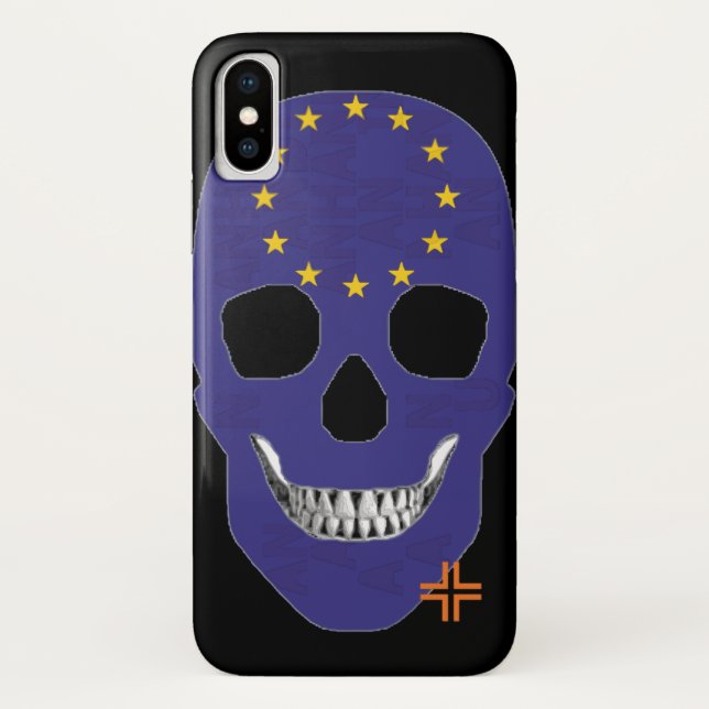 HANDSKULL Europe coque iPhone X B2 (Dos)