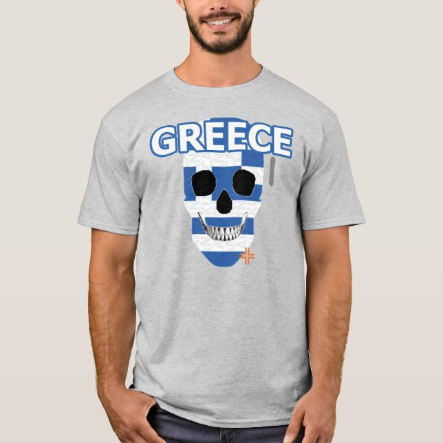HANDSKULL Grèce t-shirt basique B2 (Devant)