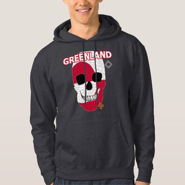 HANDSKULL Greenland Hooded Sweatshirt B2 (Front)