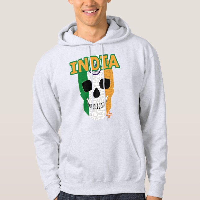 HANDSKULL India Hooded Sweatshirt B2 (Front)