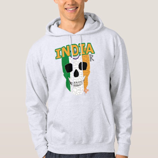 HANDSKULL India Hooded Sweatshirt B2 (Front)