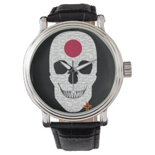 HANDSKULL Japan watch mens leather  B2