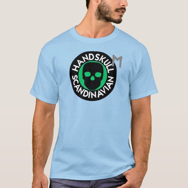 HANDSKULL LIV Emerald t-shirt basic P4 (Front)