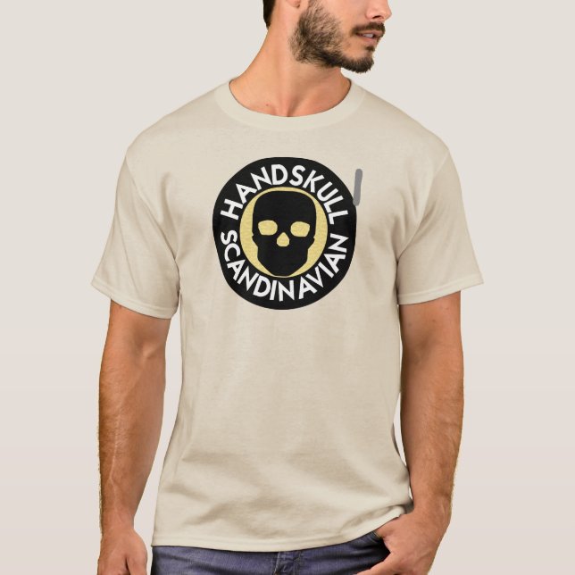 HANDSKULL LIV Flax t-shirt basic P4 (Front)