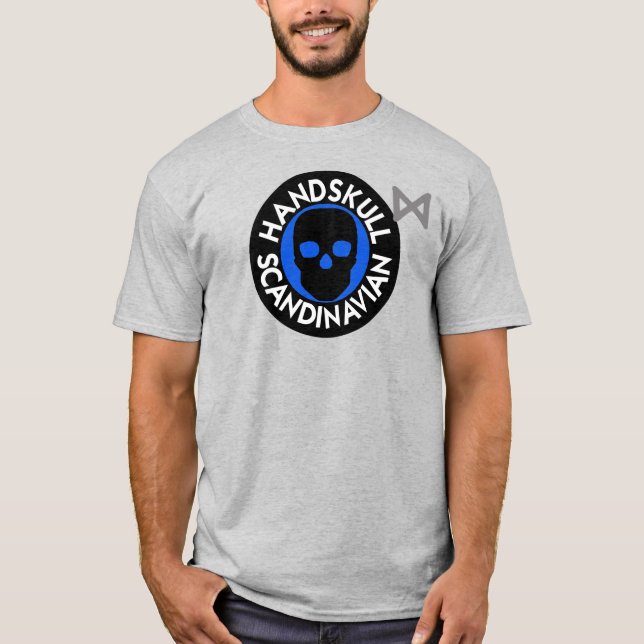 HANDSKULL LIV Sky t-shirt basic P4 (Front)