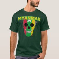 HANDSKULL Myanmar t-shirt basic B2