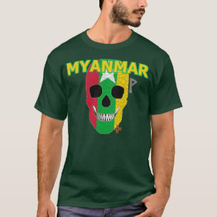 HANDSKULL Myanmar t-shirt basic B2