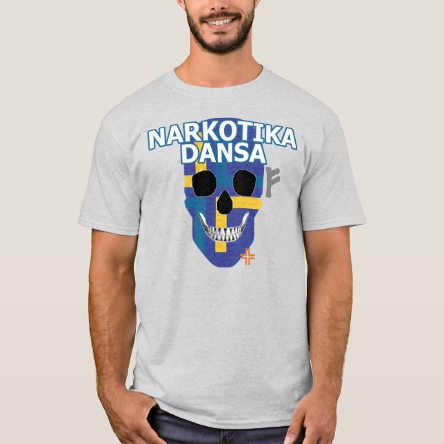 HANDSKULL Narkotika Dansa t-shirt basic B2 (Front)