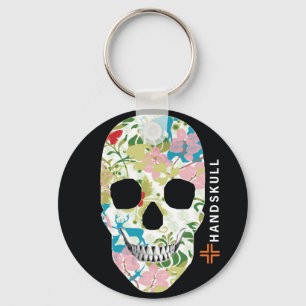 HANDSKULL Natur,Happy skull,Natur flag Keychain