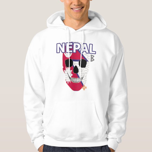 HANDSKULL Nepal Hooded Sweatshirt B2 (Front)