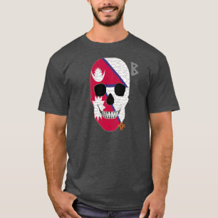 HANDSKULL Nepal t-shirt basic B2