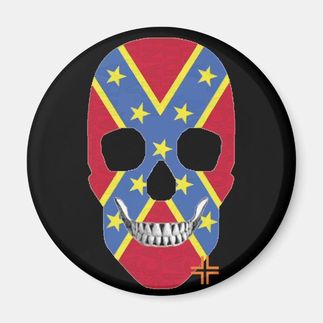 HANDSKULL Orkney round magnet   B2 (Front)