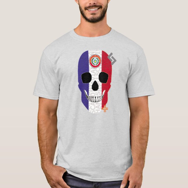 HANDSKULL Paraguay t-shirt basic B2 (Front)