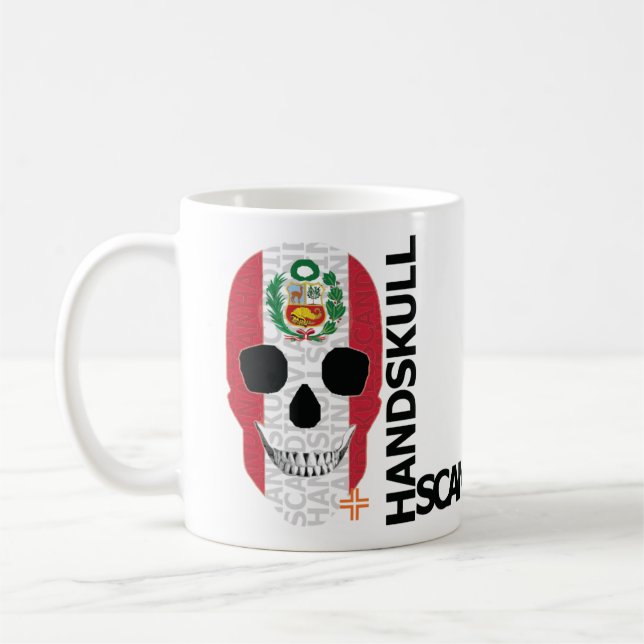 HANDSKULL Peru Classic Mug   O4 (Left)