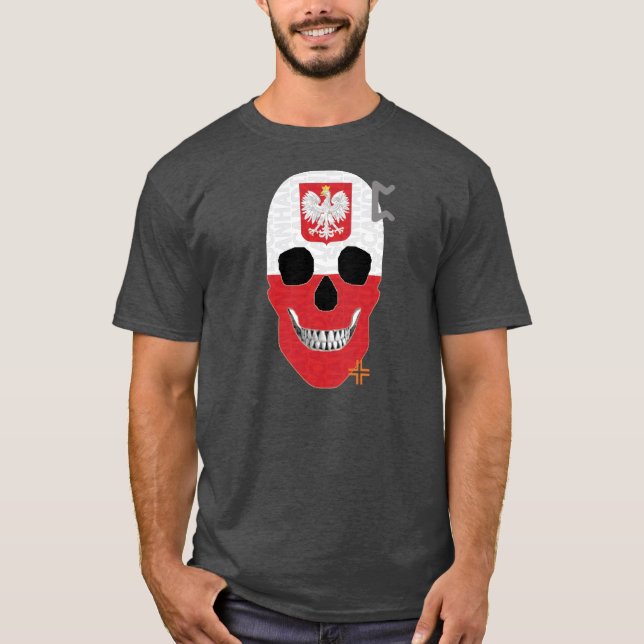 HANDSKULL Poland t-shirt basic B2 (Front)