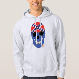 HANDSKULL Rebel Blue Hooded Sweatshirt   B2