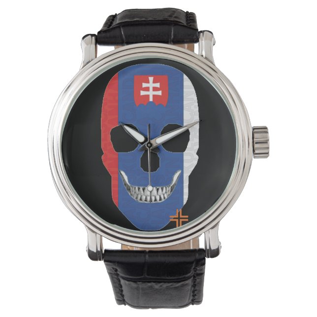HANDSKULL Slovaquie montre homme cuir B2 (devant)