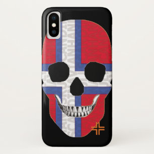 HANDSKULL Svart Kors case iPhone X B2