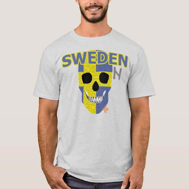 HANDSKULL Sweden t-shirt basic B2 (Front)