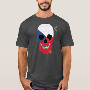 HANDSKULL T-shirt de base de la Tchécoslovaquie B2
