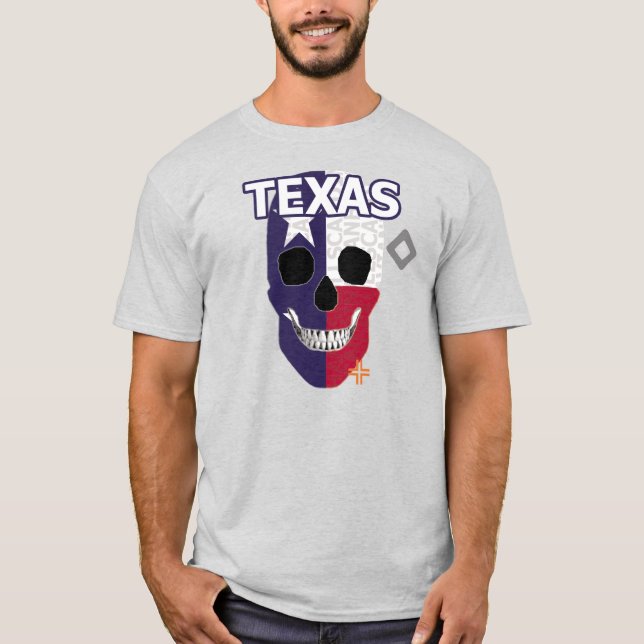 HANDSKULL Texas t-shirt basic B2 (Front)